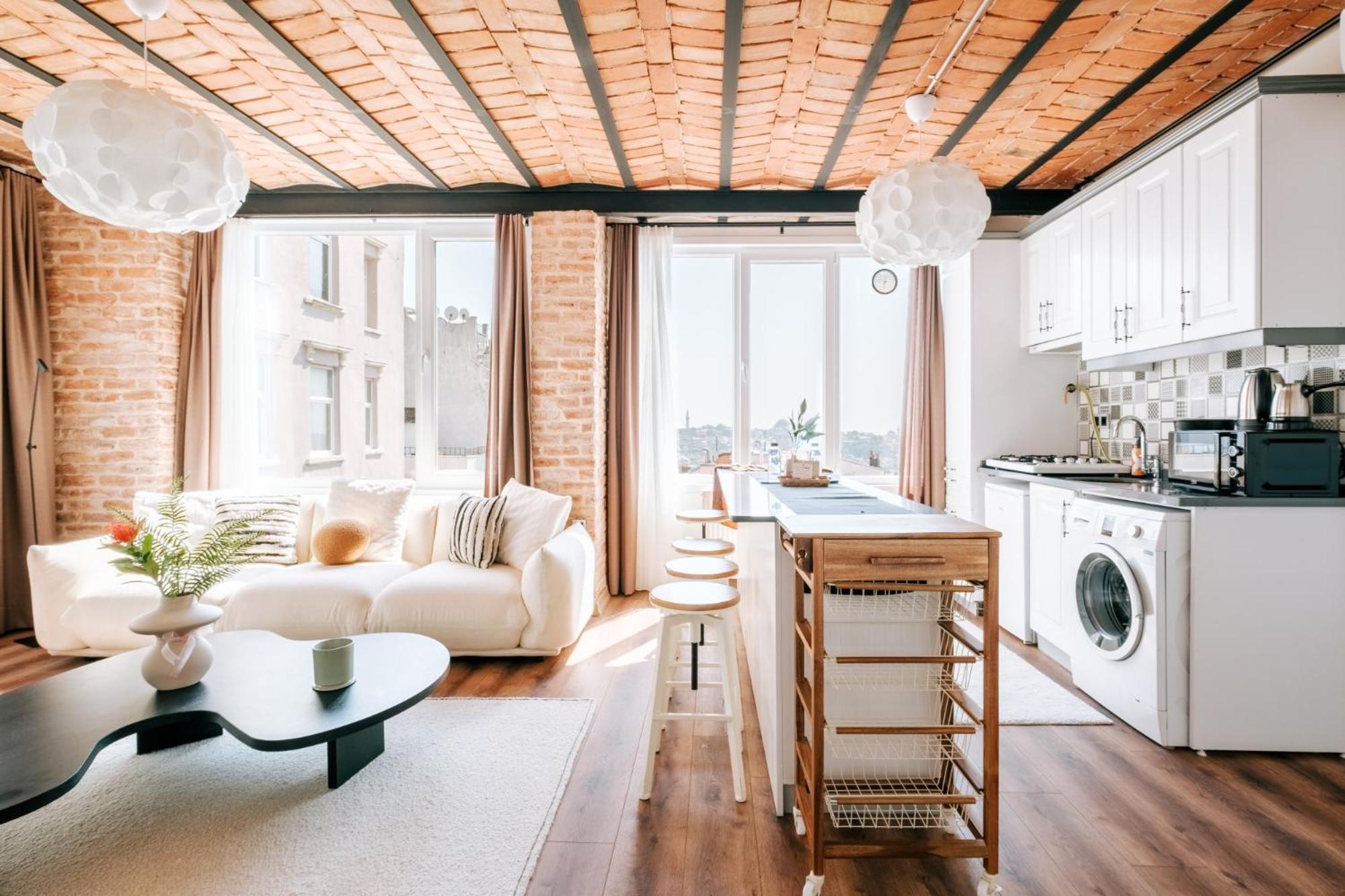 Flat W City View Near Galata Tower In Istiklal Ave Apartment Istanbul Exterior photo