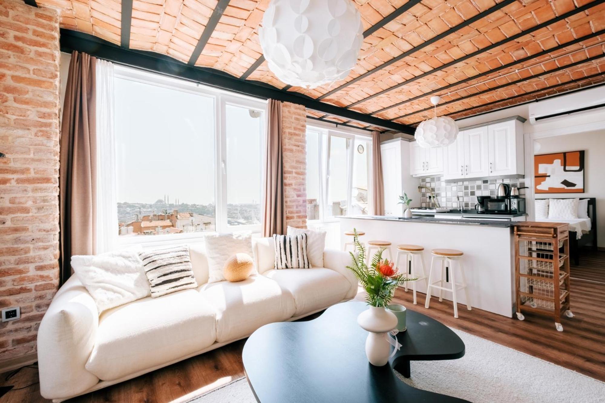 Flat W City View Near Galata Tower In Istiklal Ave Apartment Istanbul Exterior photo